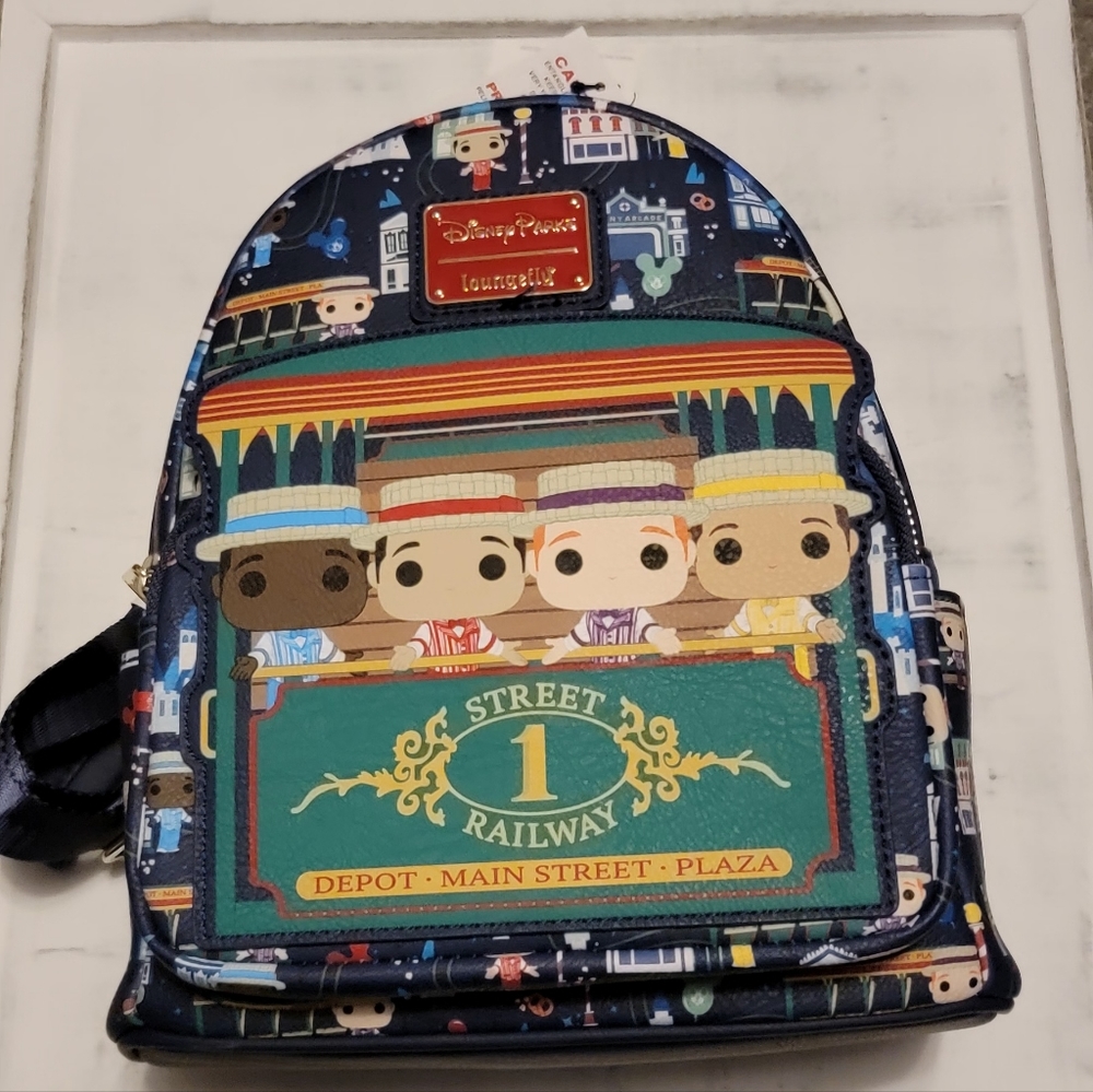 Dapper Dans Loungefly Mini Backpack Nwt - image 1
